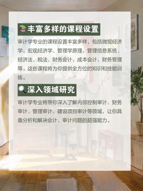 审计学专业学什么(审计学专业课程内容概览)